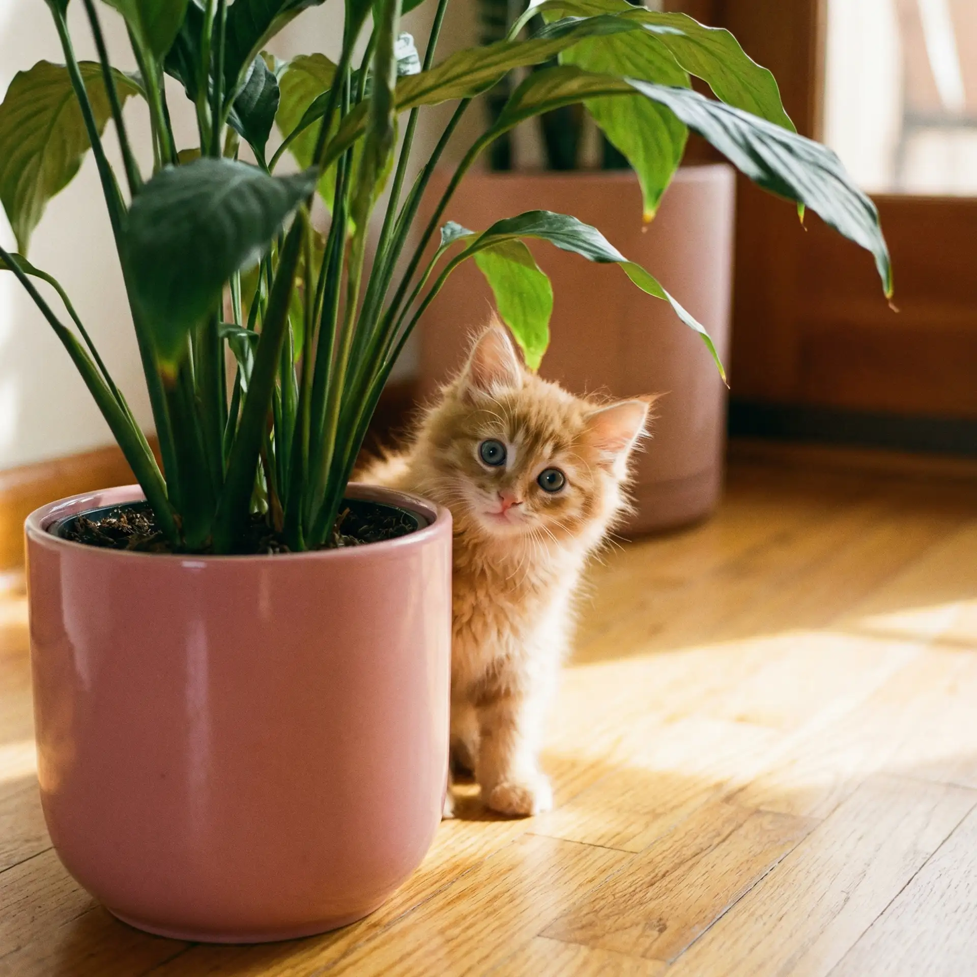 小猫从花盆后探头 - 暖暖视频在线观看视频动漫
